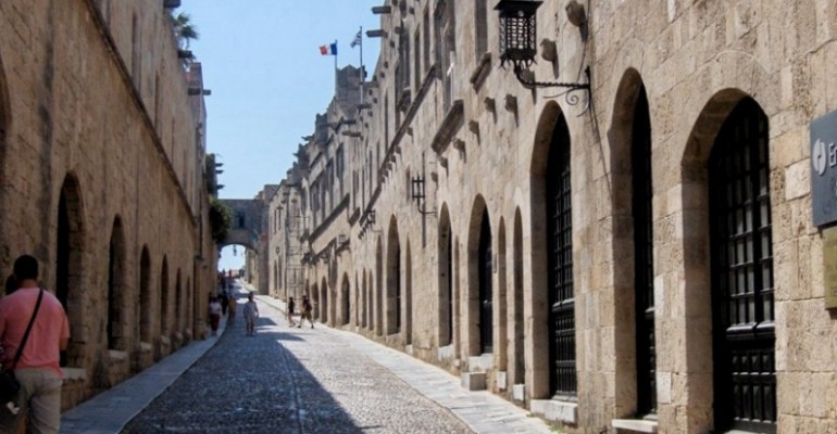 Rue à Rhodes