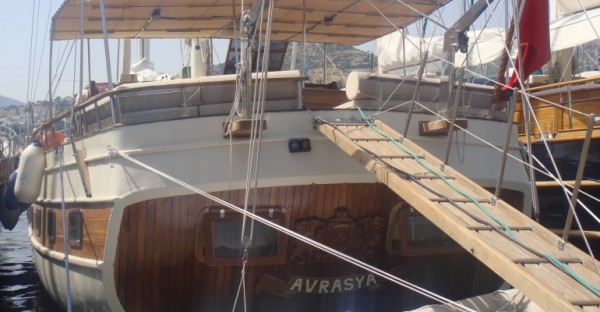 Arrière du bateau